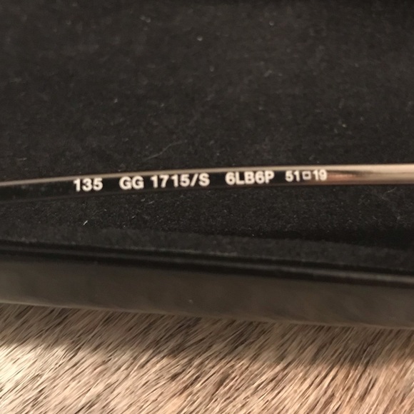 Gucci Metal Rimless Sunglasses w/ Case - Picture 4 of 8